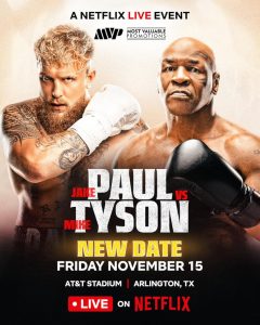 Jake Paul Vs Mike Tyson (2024)